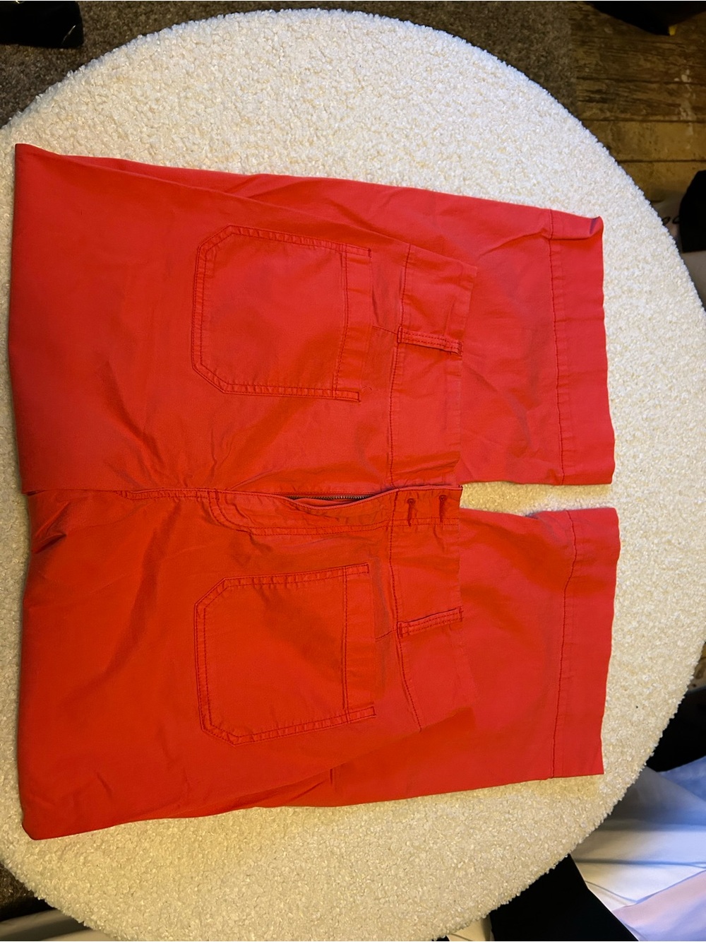 LC Lauren Conrad Bright Red Men’s Flat Front Shorts
